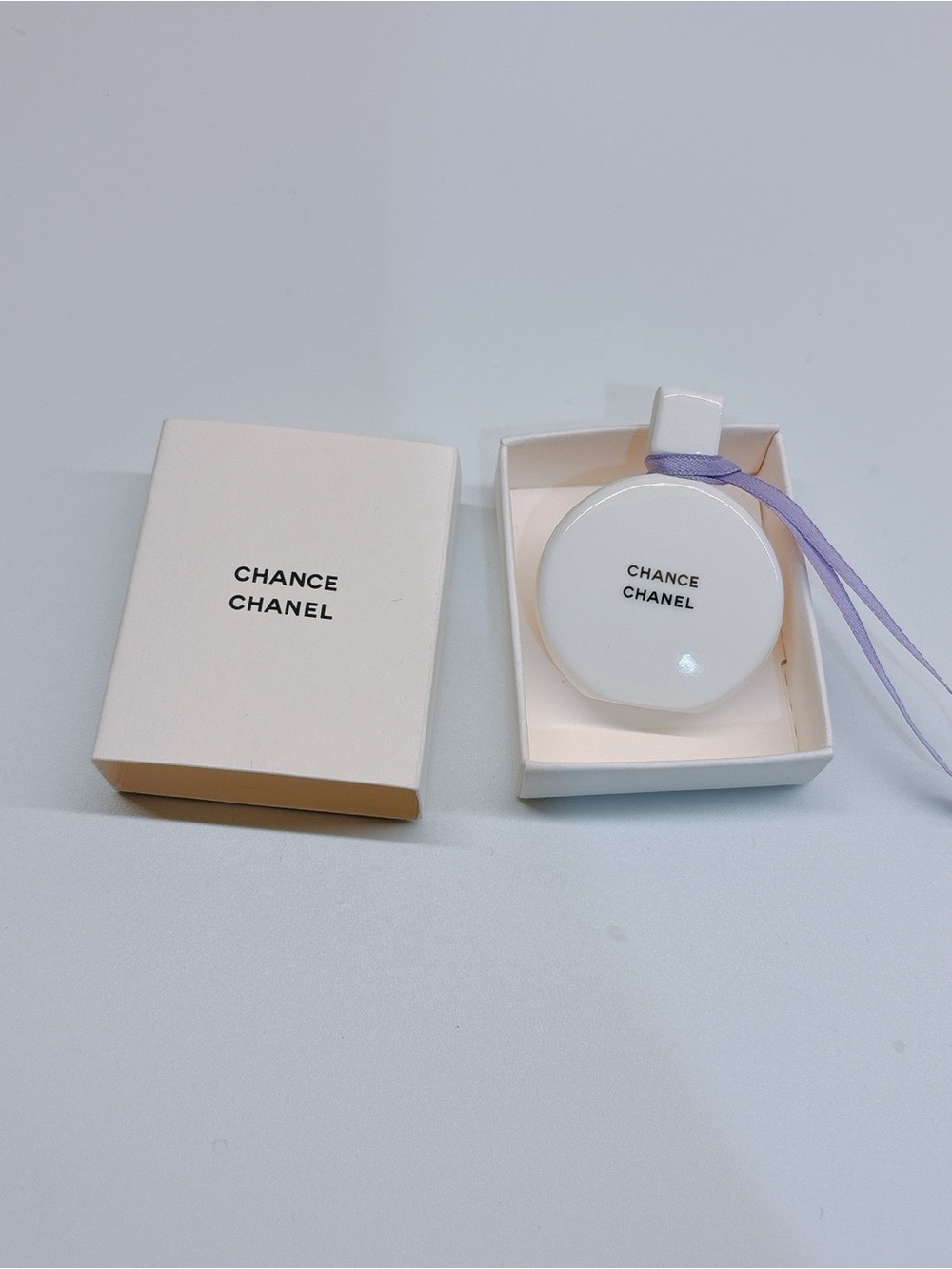 RARE CHANEL Chance Ceramic Perfume Bottle Charm